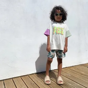 Curious Child BOYPWR Summer Tee - Cool Boys' Cotton T-Shirt