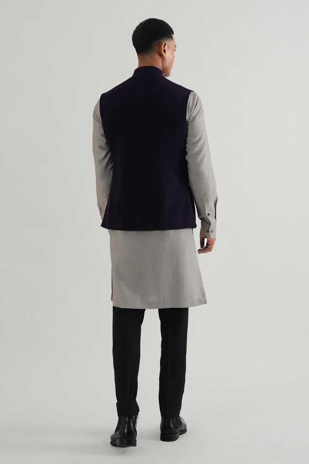 Cuved Collar Jawahar Jacket