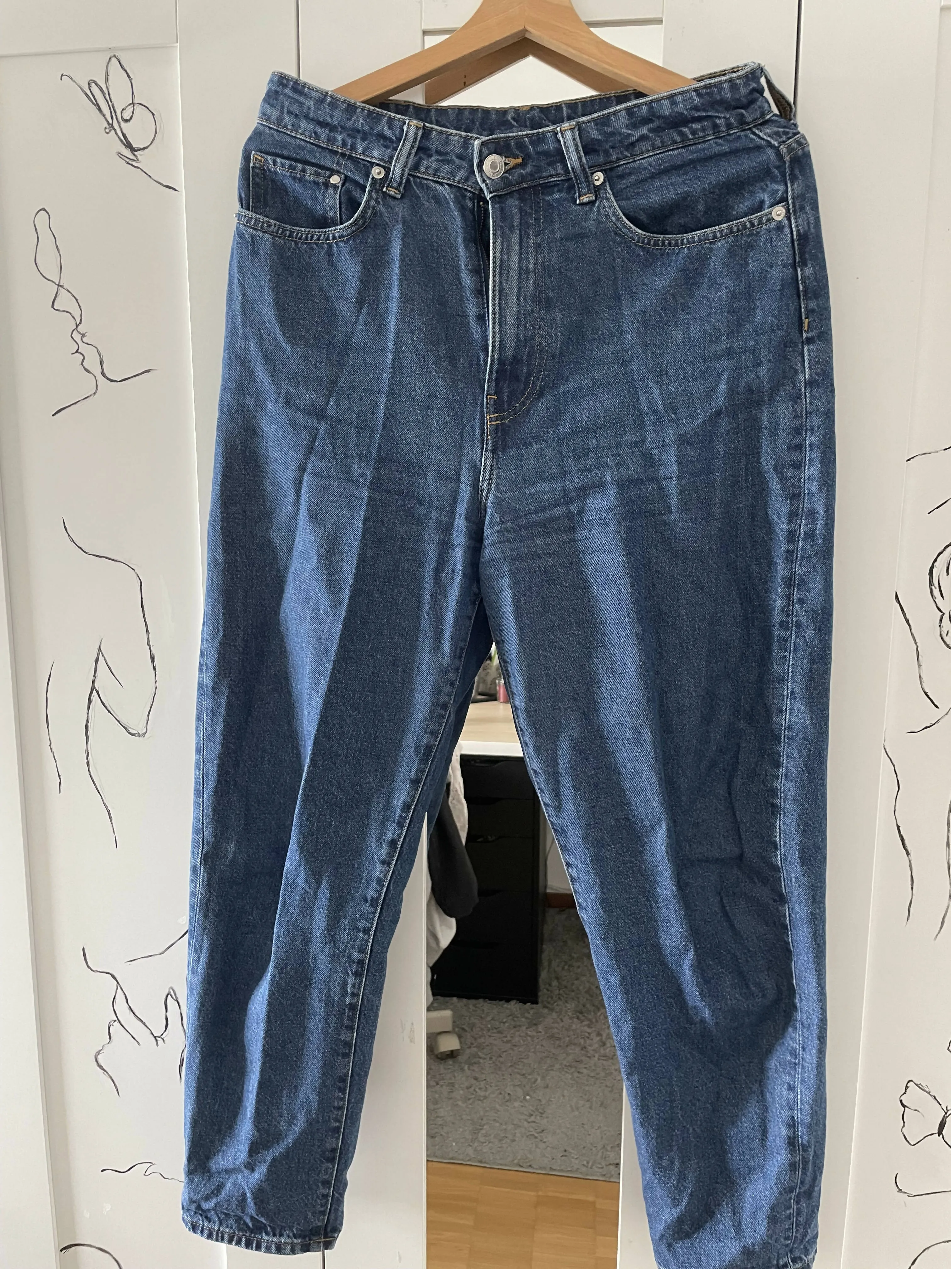 Dark Blue Baggy Jeans