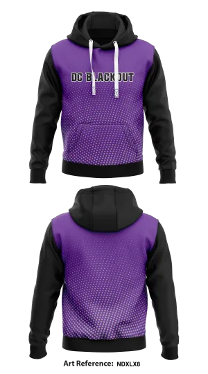 DC BlackOut Store 1 Core Men's Hooded Performance Sweatshirt - nDXLX8