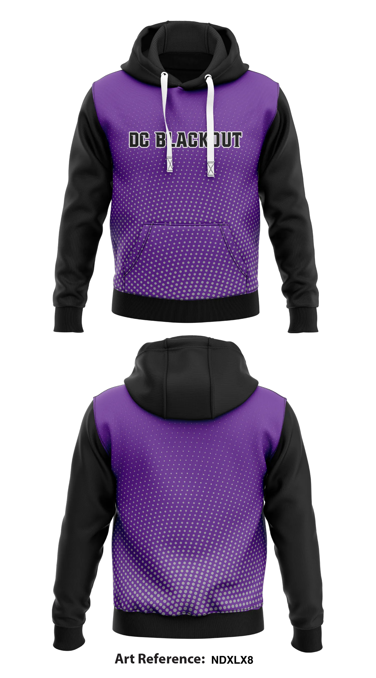 DC BlackOut Store 1 Core Men's Hooded Performance Sweatshirt - nDXLX8