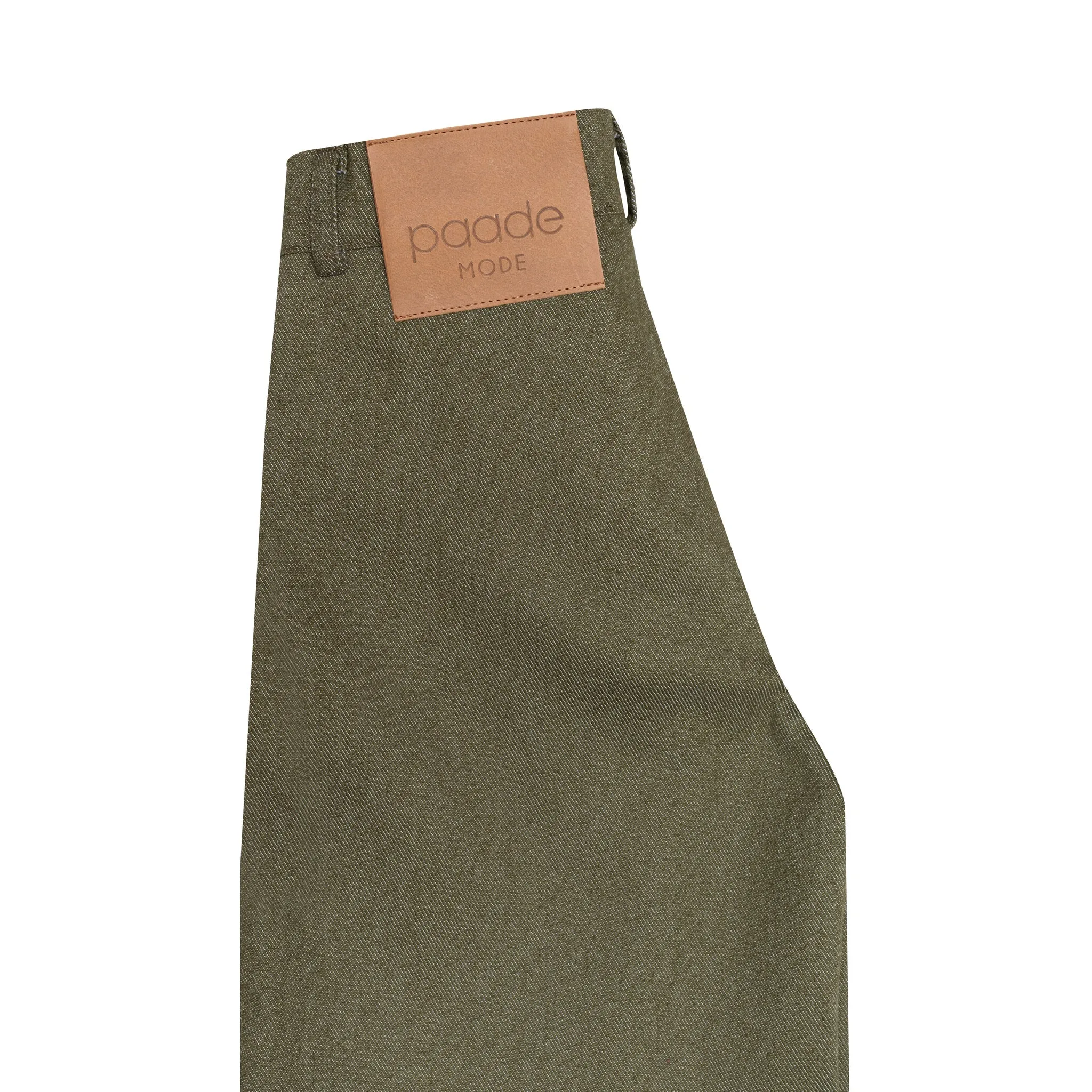 Denim Wide Trousers Henri, Green