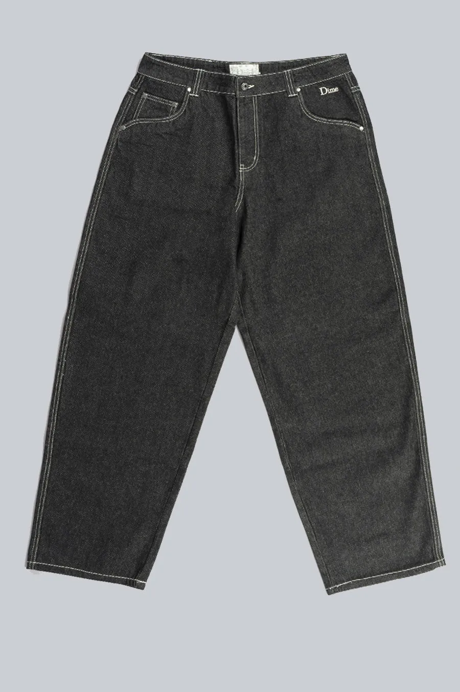 DIME BAGGY DENIM PANT BLACK