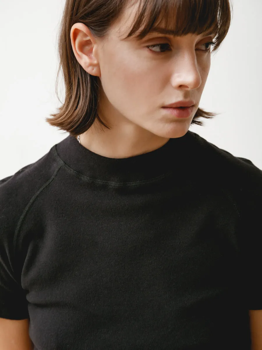 dive tee - stretch knit black