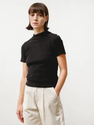 dive tee - stretch knit black