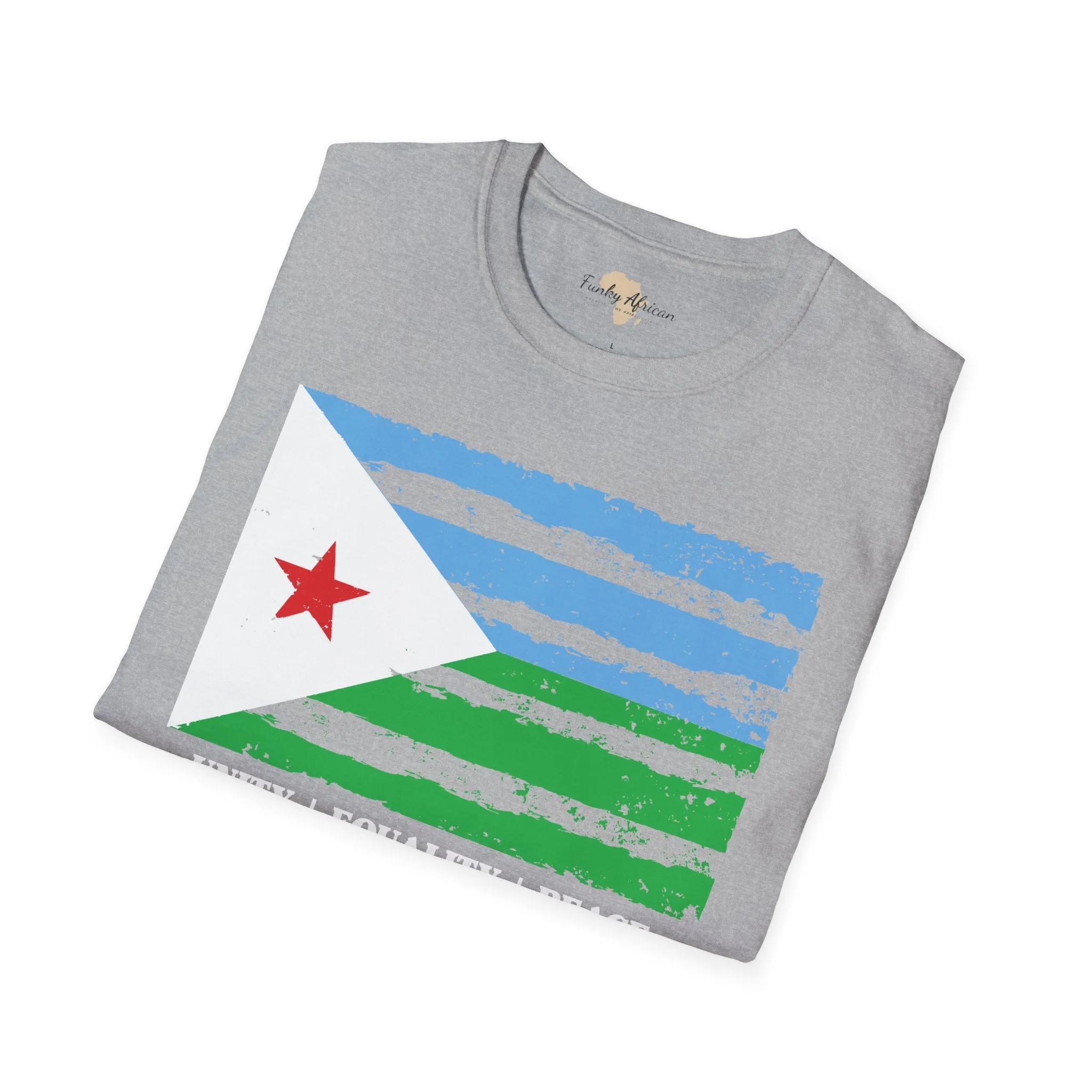 Djibouti strip unisex softstyle tee