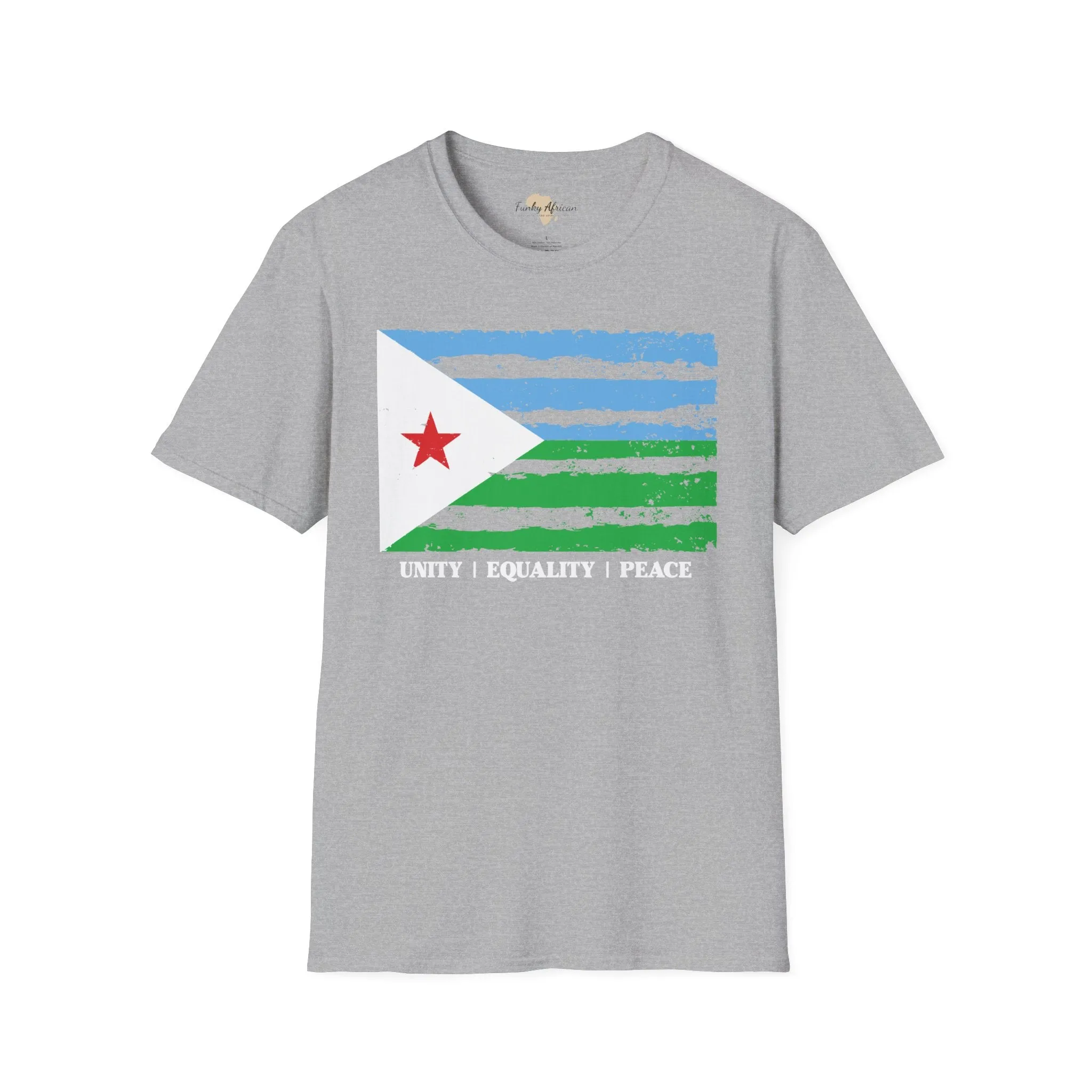 Djibouti strip unisex softstyle tee