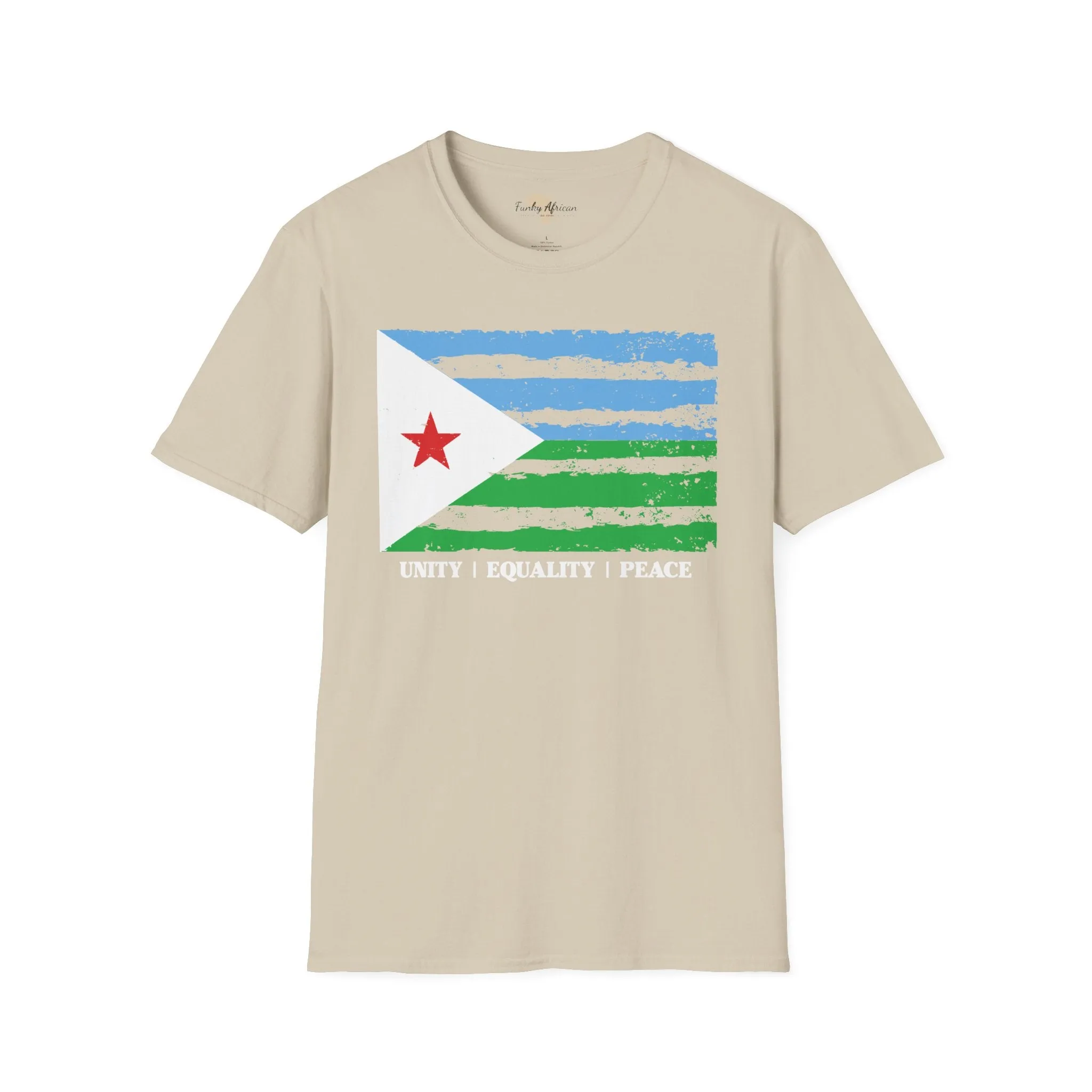 Djibouti strip unisex softstyle tee