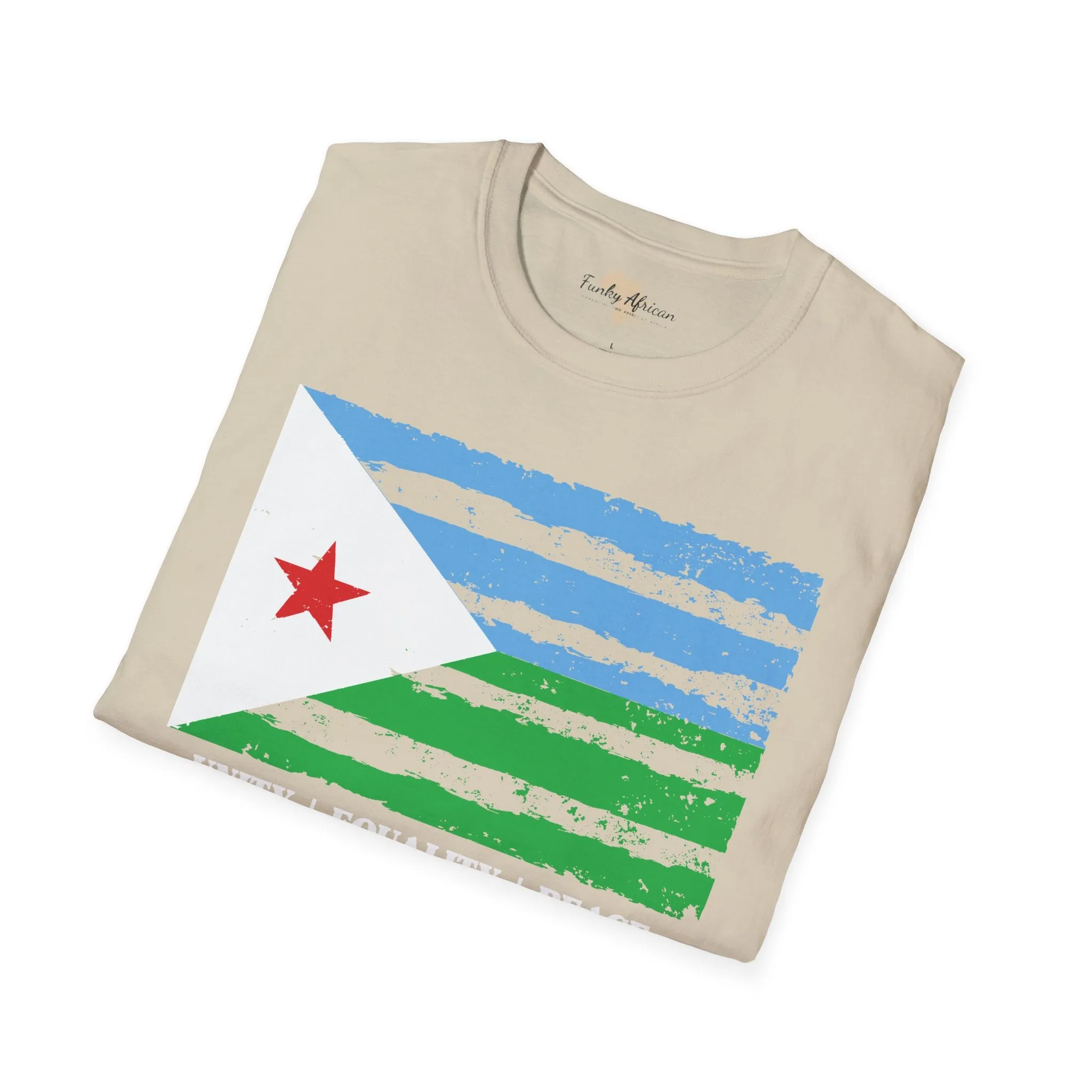 Djibouti strip unisex softstyle tee