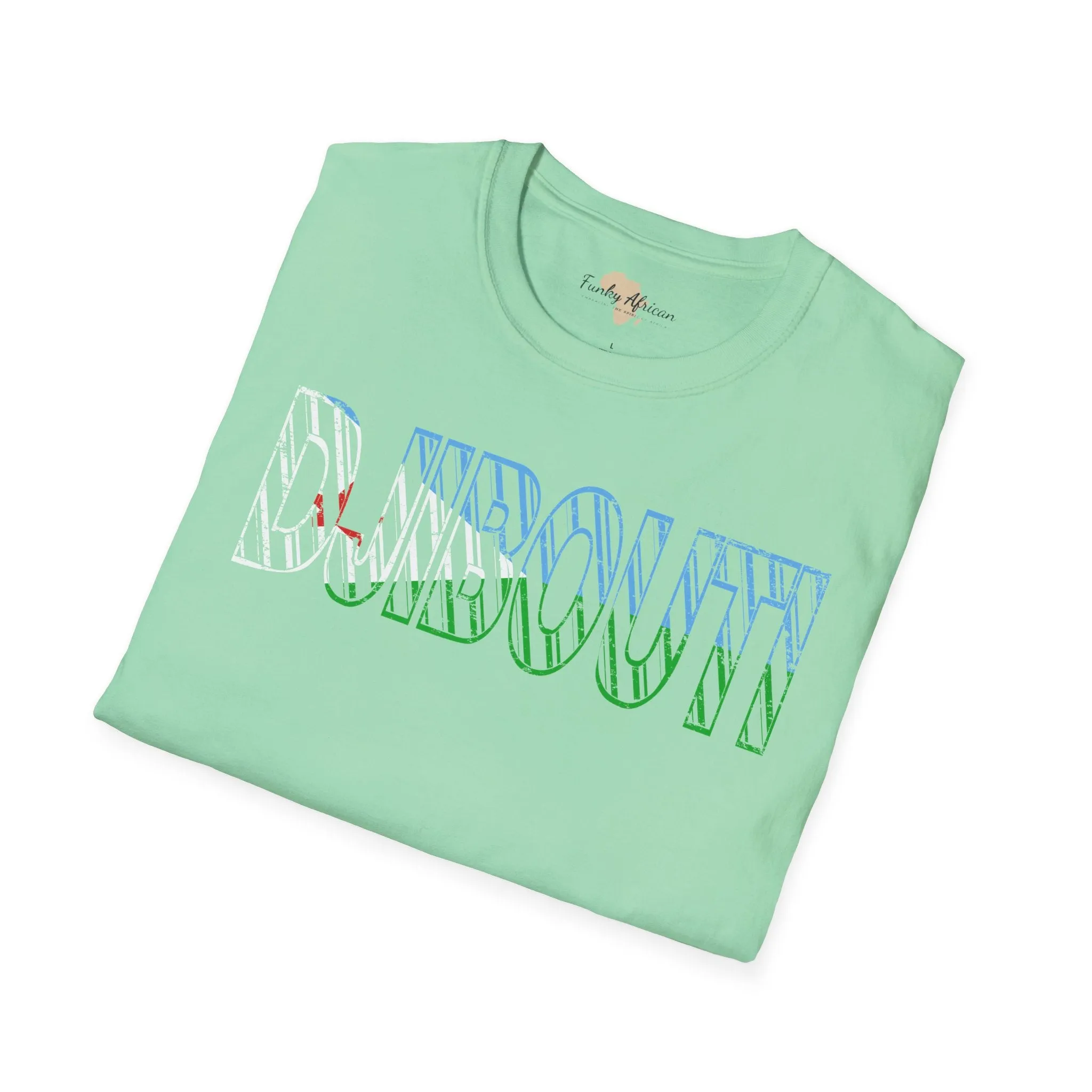 Djibouti text unisex softstyle tee