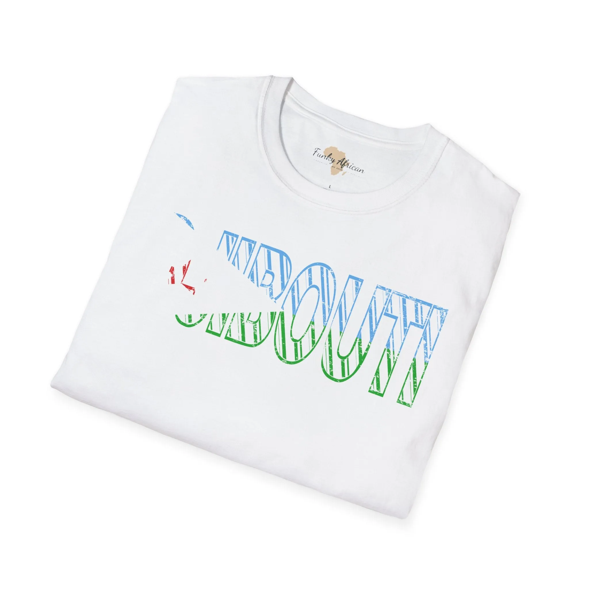 Djibouti text unisex softstyle tee