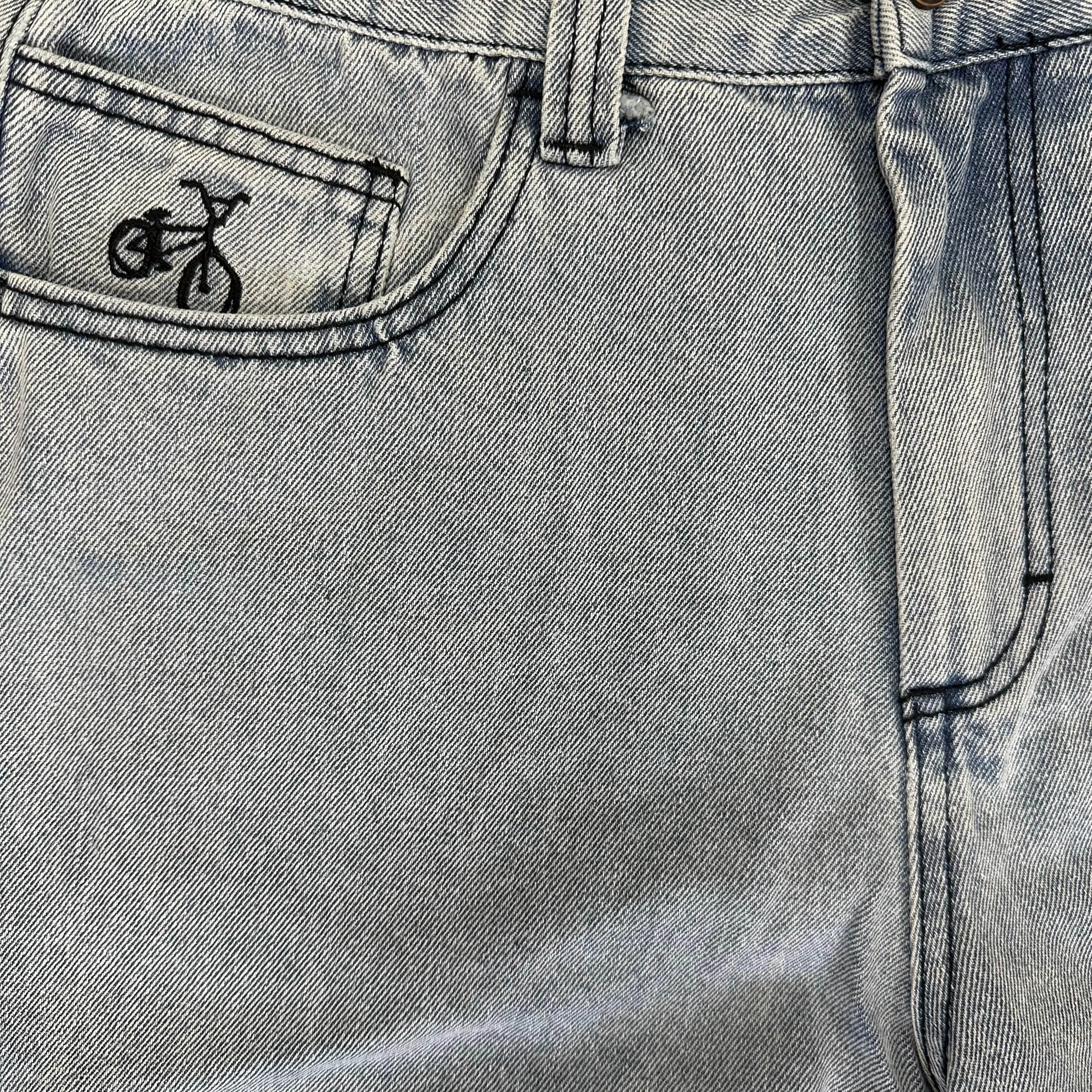 Doomed Heavies x Cult 02 Jeans Light Wash Blue