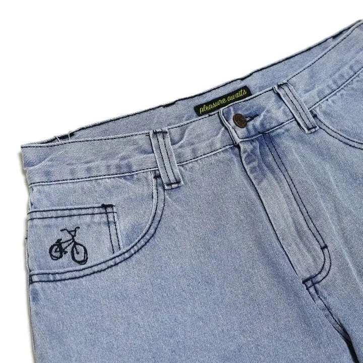 Doomed Heavies x Cult 02 Jeans Light Wash Blue