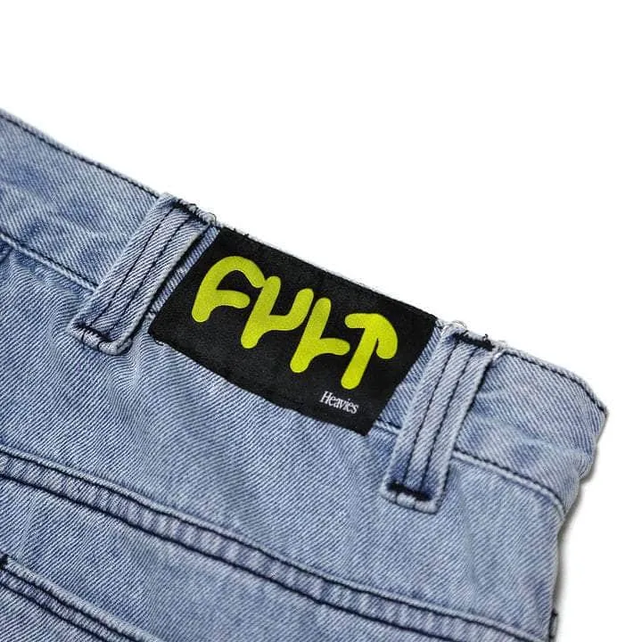 Doomed Heavies x Cult 02 Jeans Light Wash Blue
