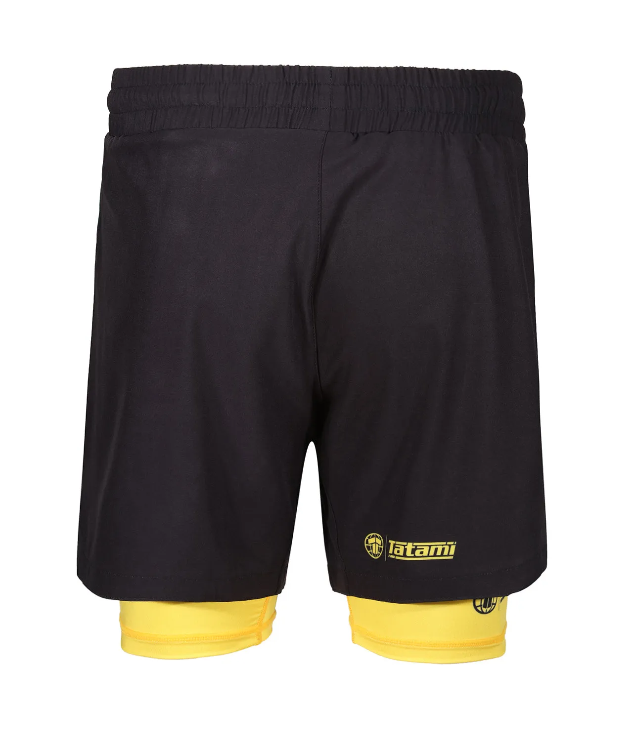 Dual Layer Grappling Shorts - Yellow