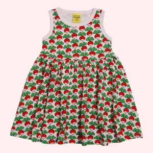 DUNS Radish Orchid Pink - Sleeveless Gather Twirly Dress