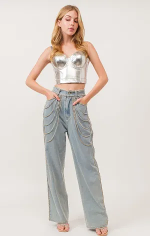 Embellished Jeans