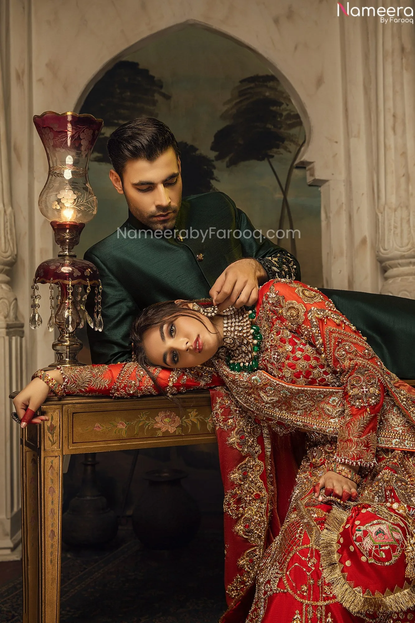 Embellished Pakistani Black Sherwani for Groom #GN28
