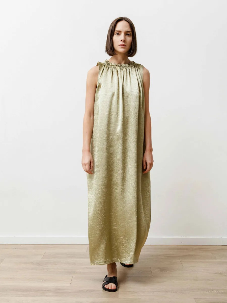 era dress - crushed slinky pistachio