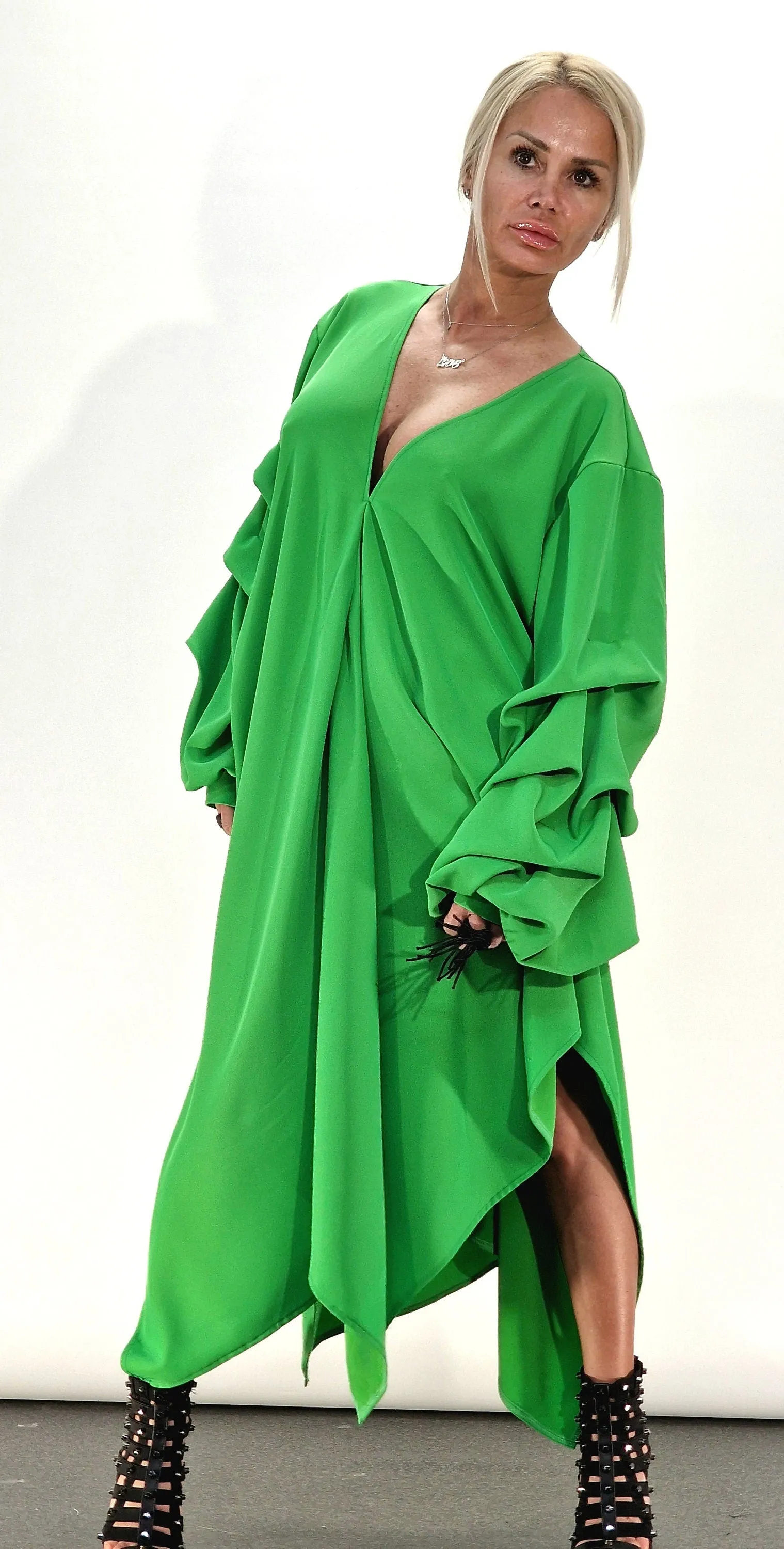Extravagant Tunic, Avant-garde Asimetric Top, Maxi Tunic, Loose Women Top, Gothic Top, Drapped Tunic, Party Top, Designer Tunic