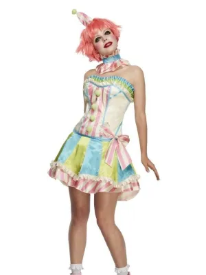 Fever Deluxe Vintage Clown Costume with Corset