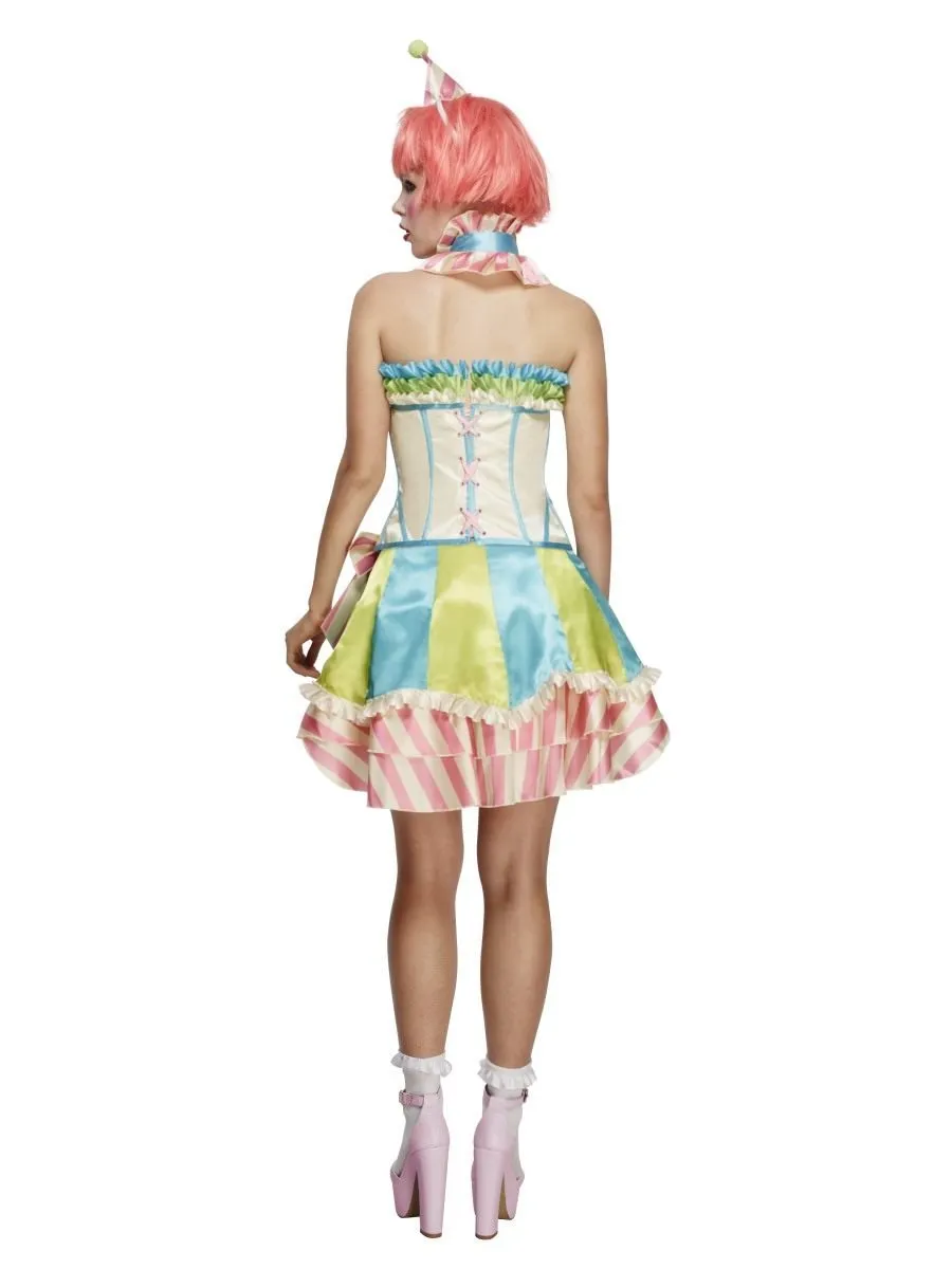 Fever Deluxe Vintage Clown Costume with Corset