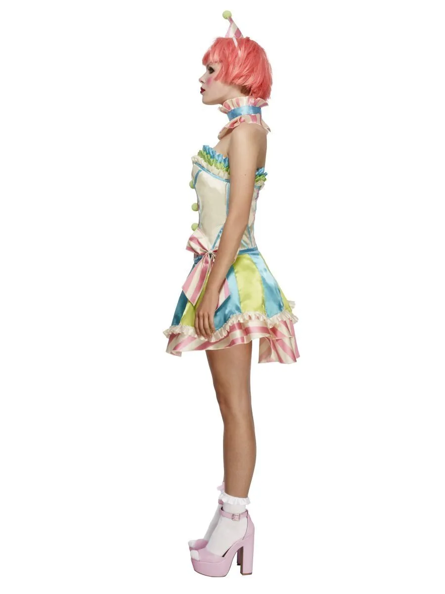 Fever Deluxe Vintage Clown Costume with Corset