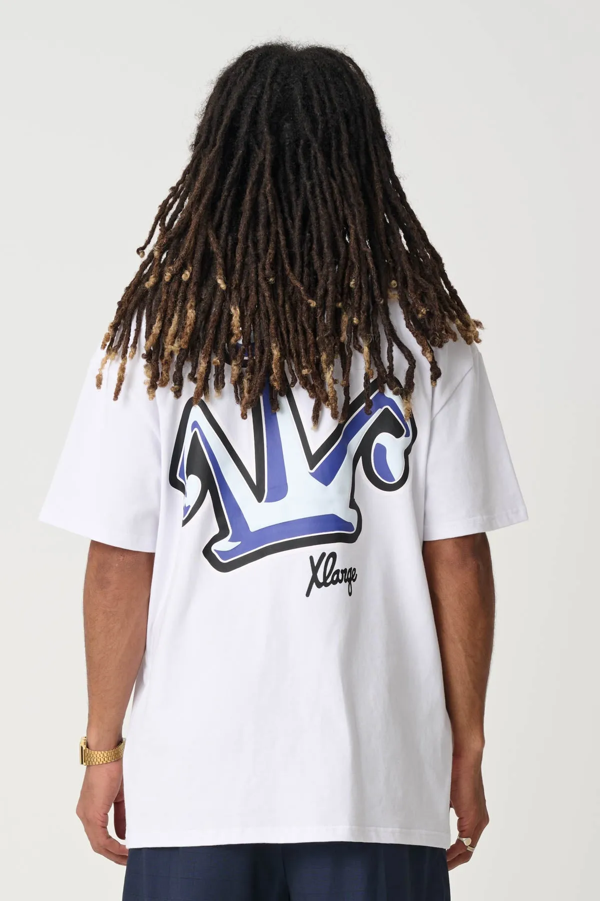 FOLDED CROWN TEE - SOLID WHITE