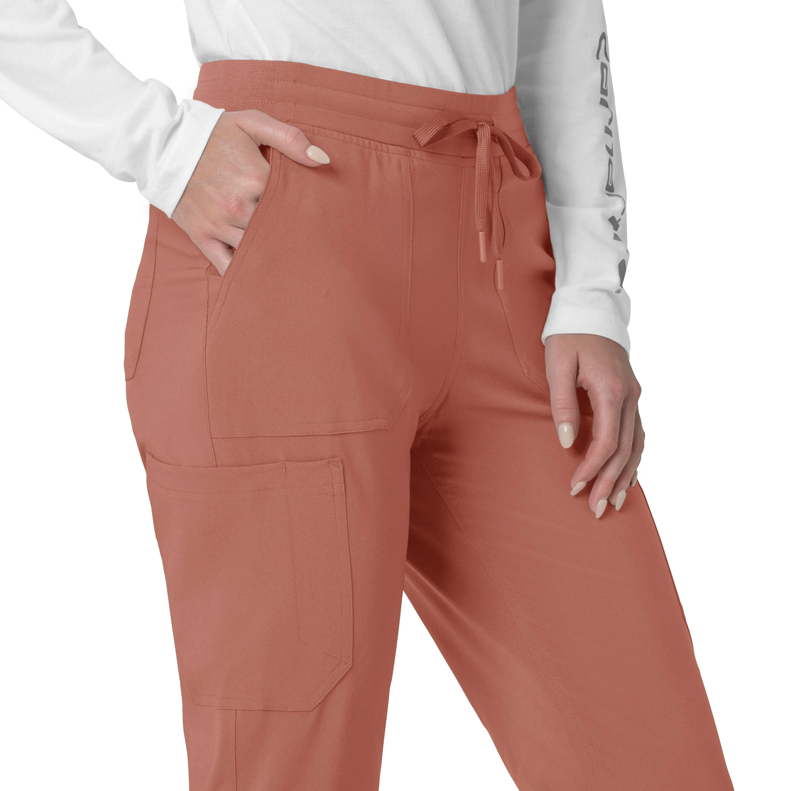 Force Cross-Flex C53110 Cargo Jogger Scrub Pants Wildrose