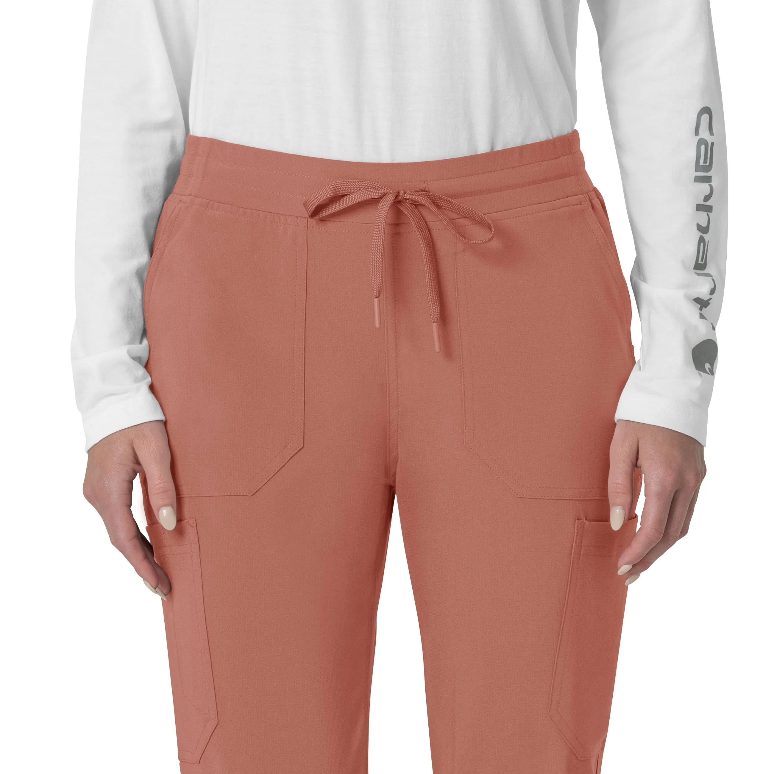 Force Cross-Flex C53110 Cargo Jogger Scrub Pants Wildrose