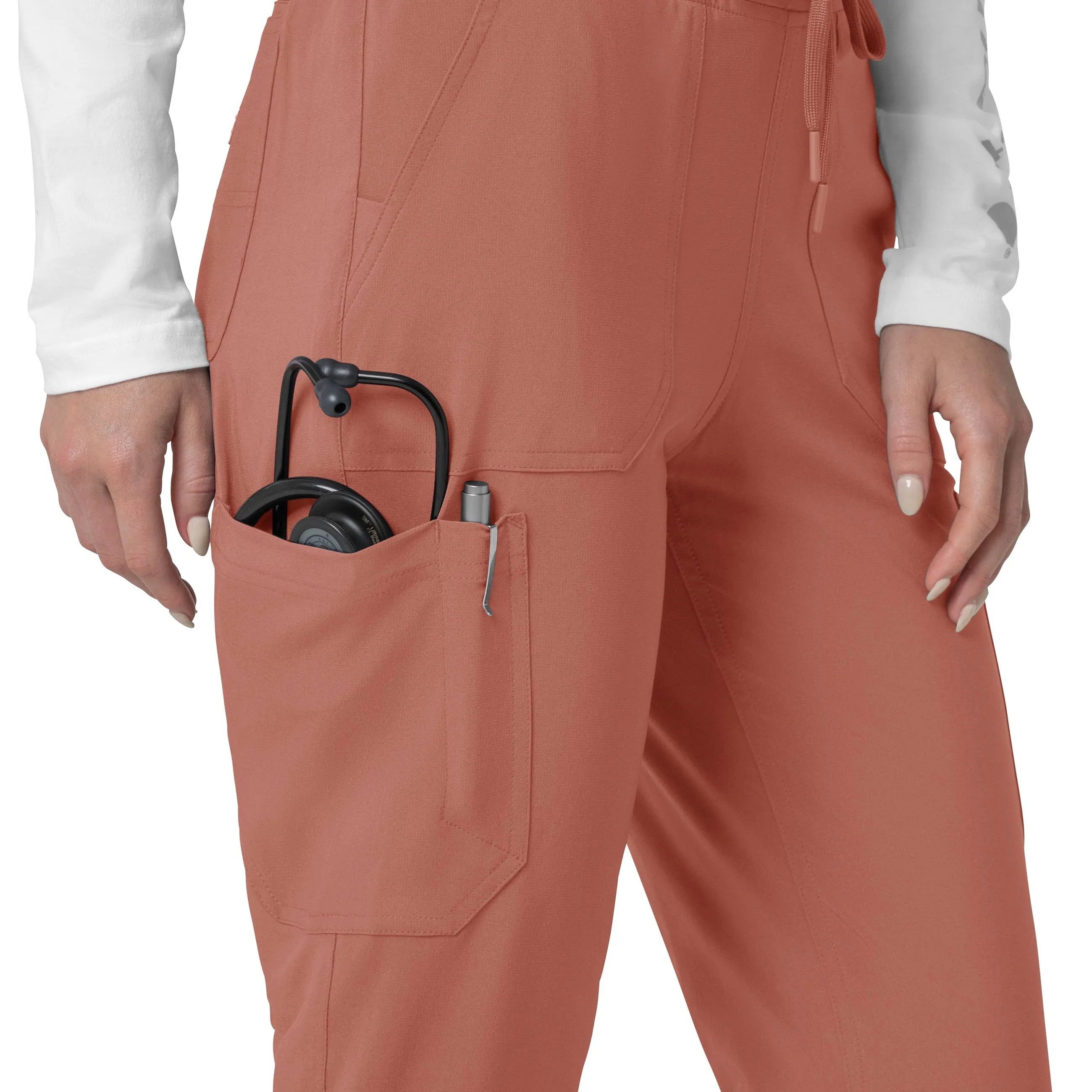 Force Cross-Flex C53110 Cargo Jogger Scrub Pants Wildrose