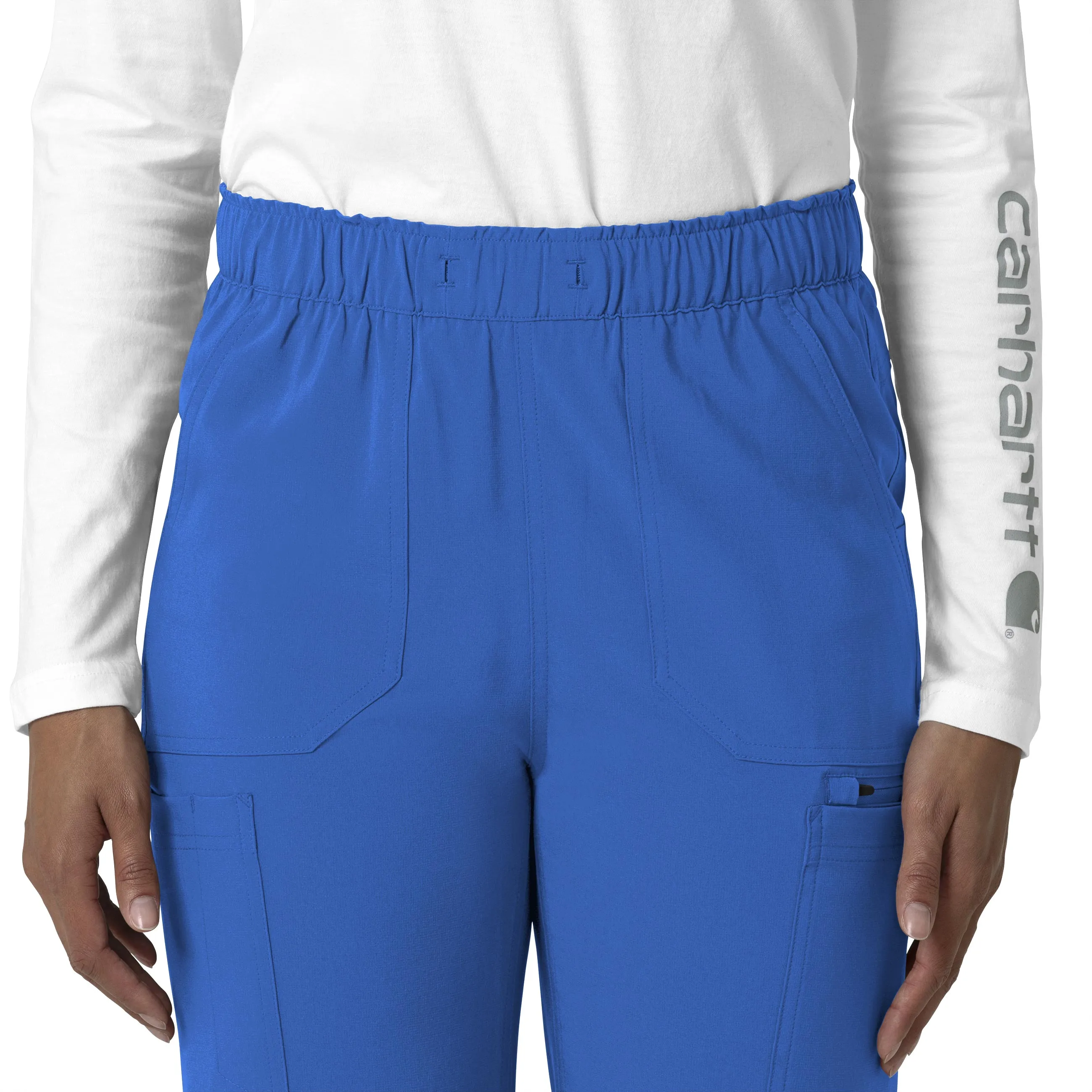 Force Cross-Flex C53210 Straight Leg Cargo Scrub Pants Royal