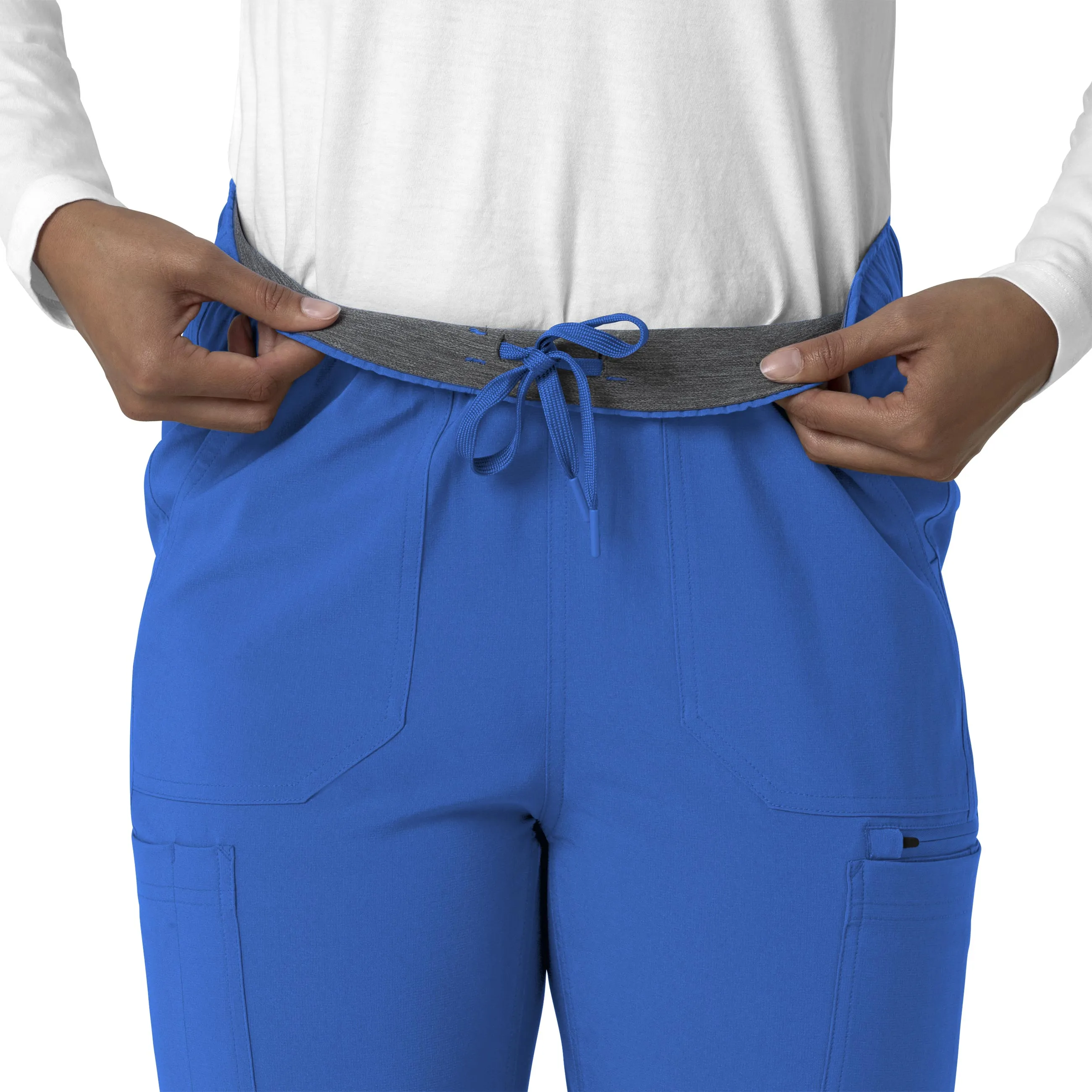 Force Cross-Flex C53210 Straight Leg Cargo Scrub Pants Royal