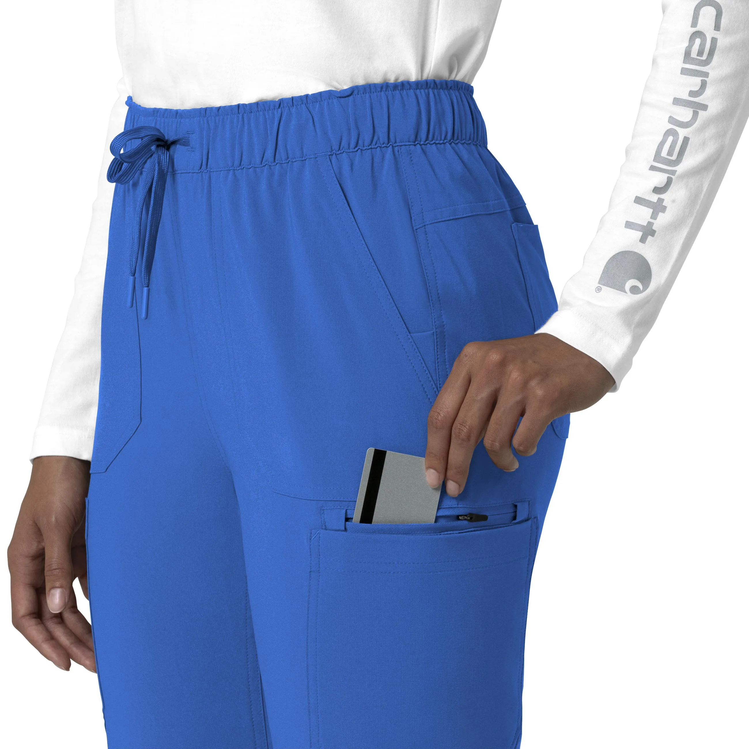 Force Cross-Flex C53210 Straight Leg Cargo Scrub Pants Royal