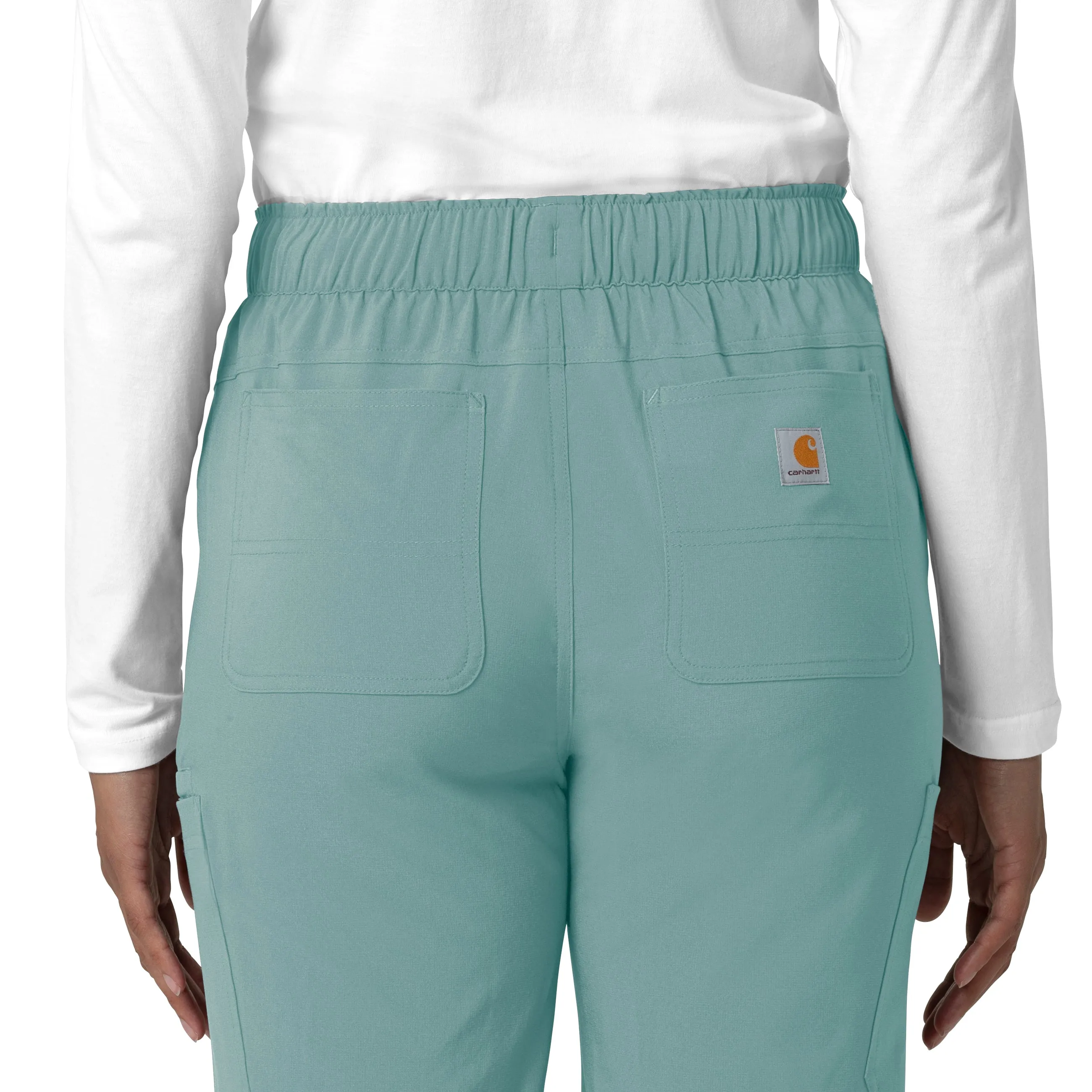 Force Cross-Flex C53210 Straight Leg Cargo Scrub Pants Summer Blue