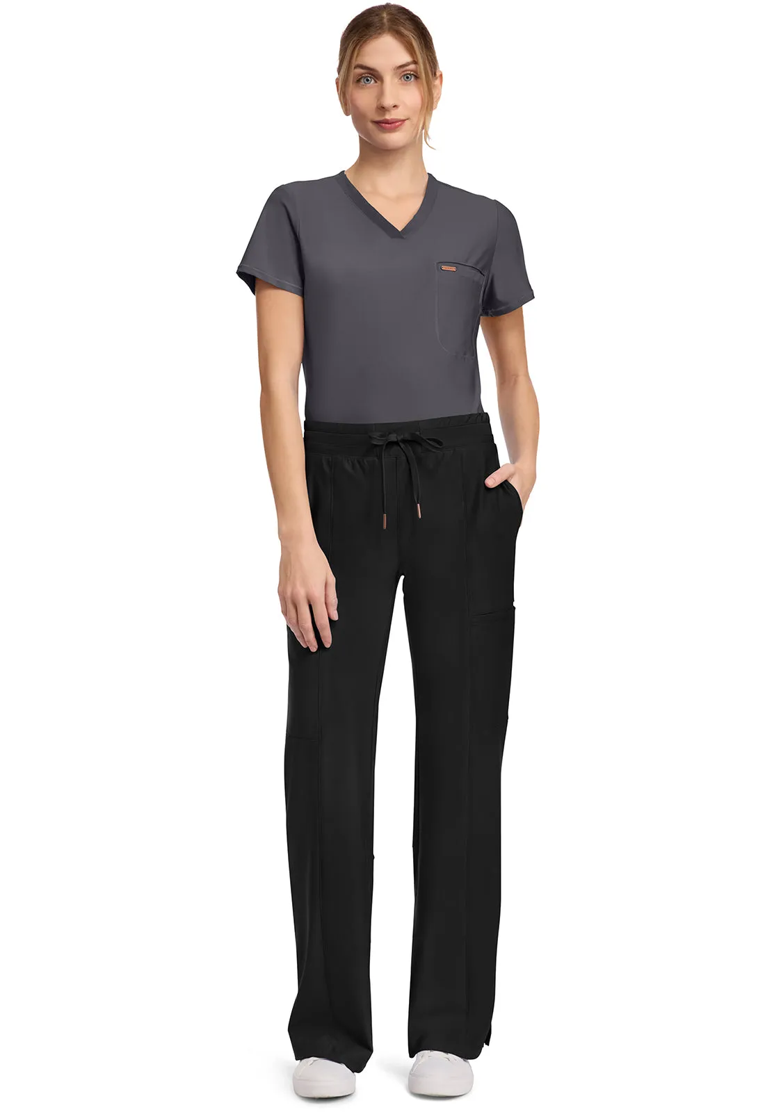 Form CK026 Women's 5-Pocket Trouser Leg Pants Black
