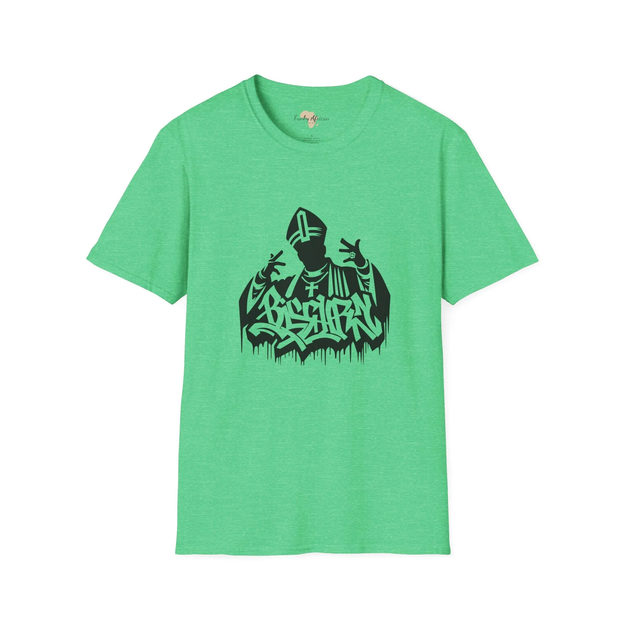 Funky graffiti unisex softstyle tee
