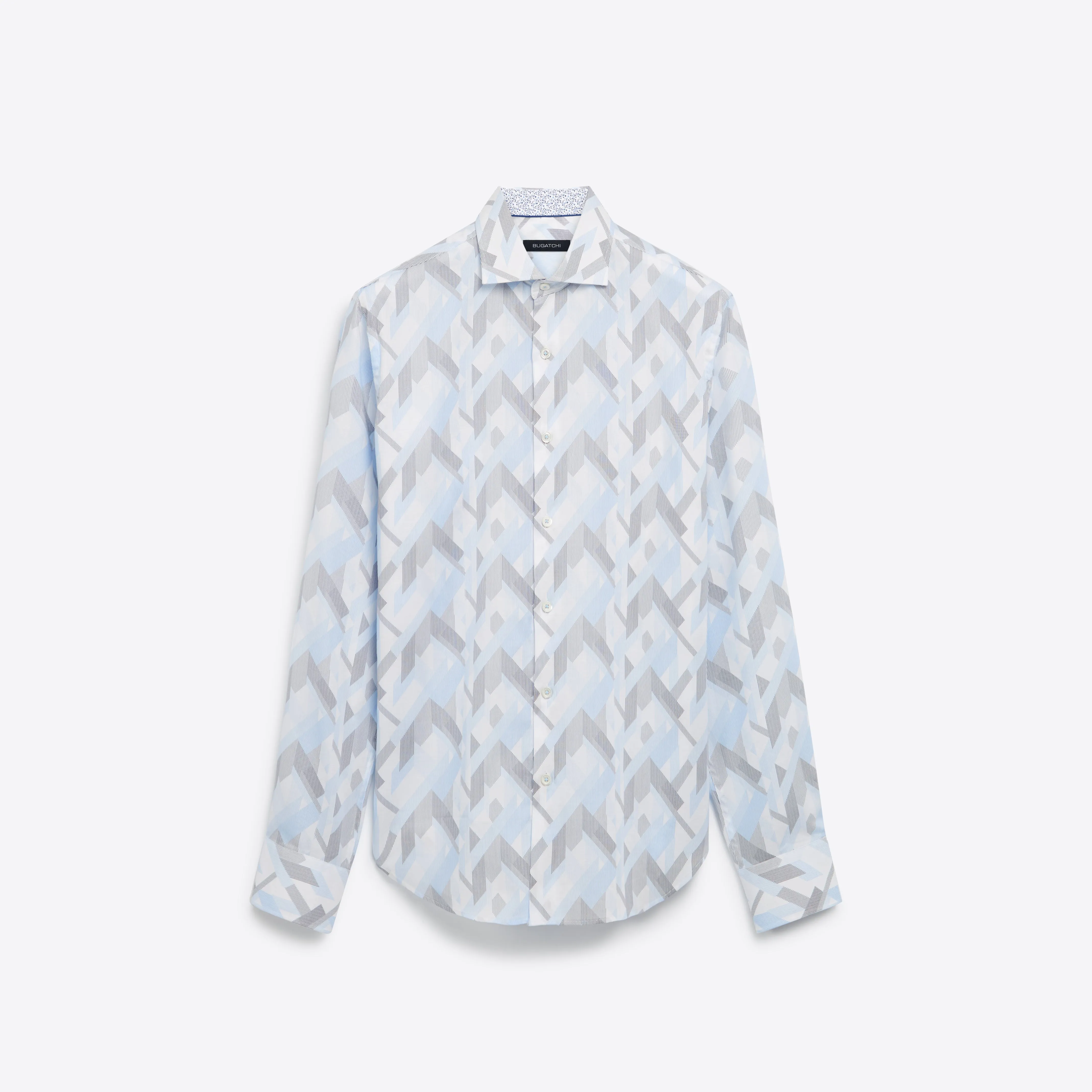 Geometric Print Cotton Shirt