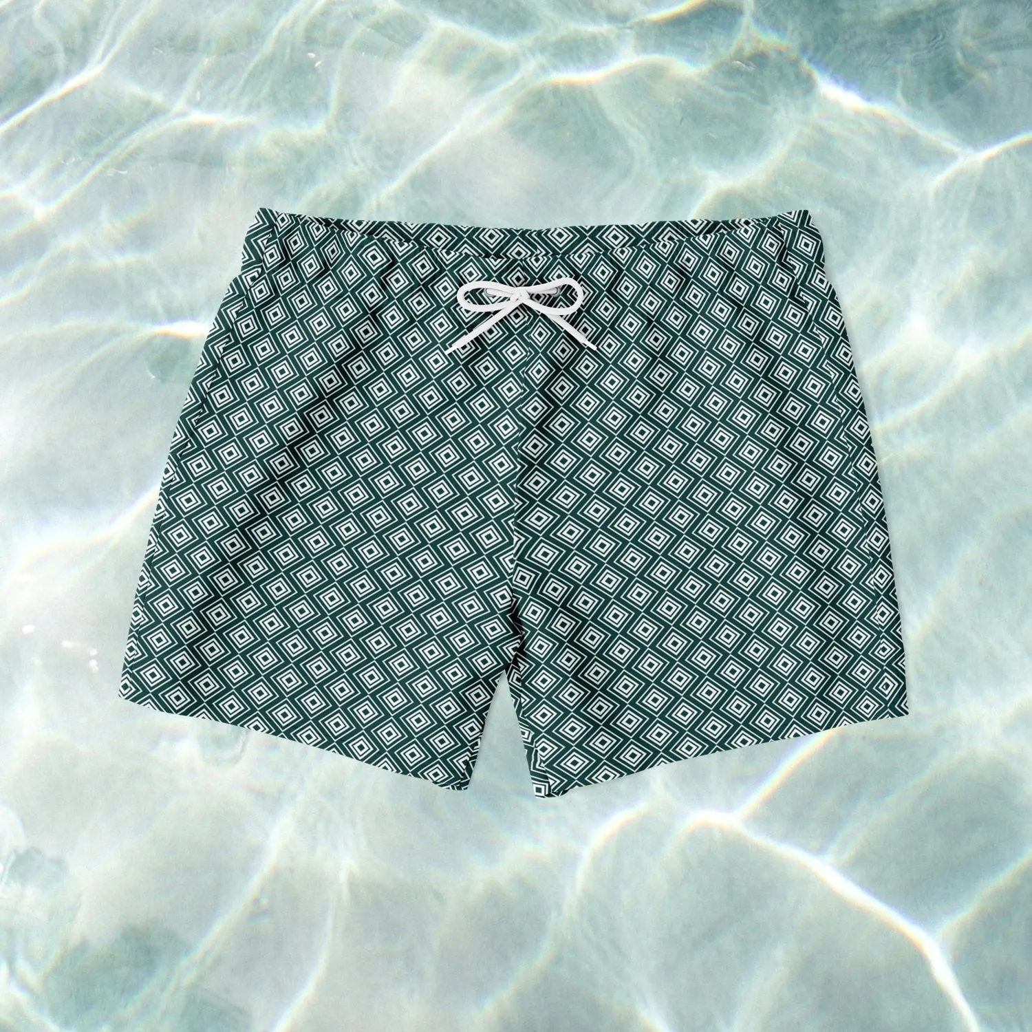 Geometric Swim Shorts