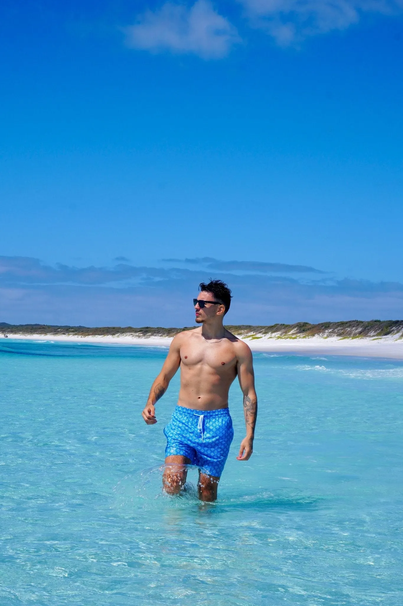 Geometric Swim Shorts