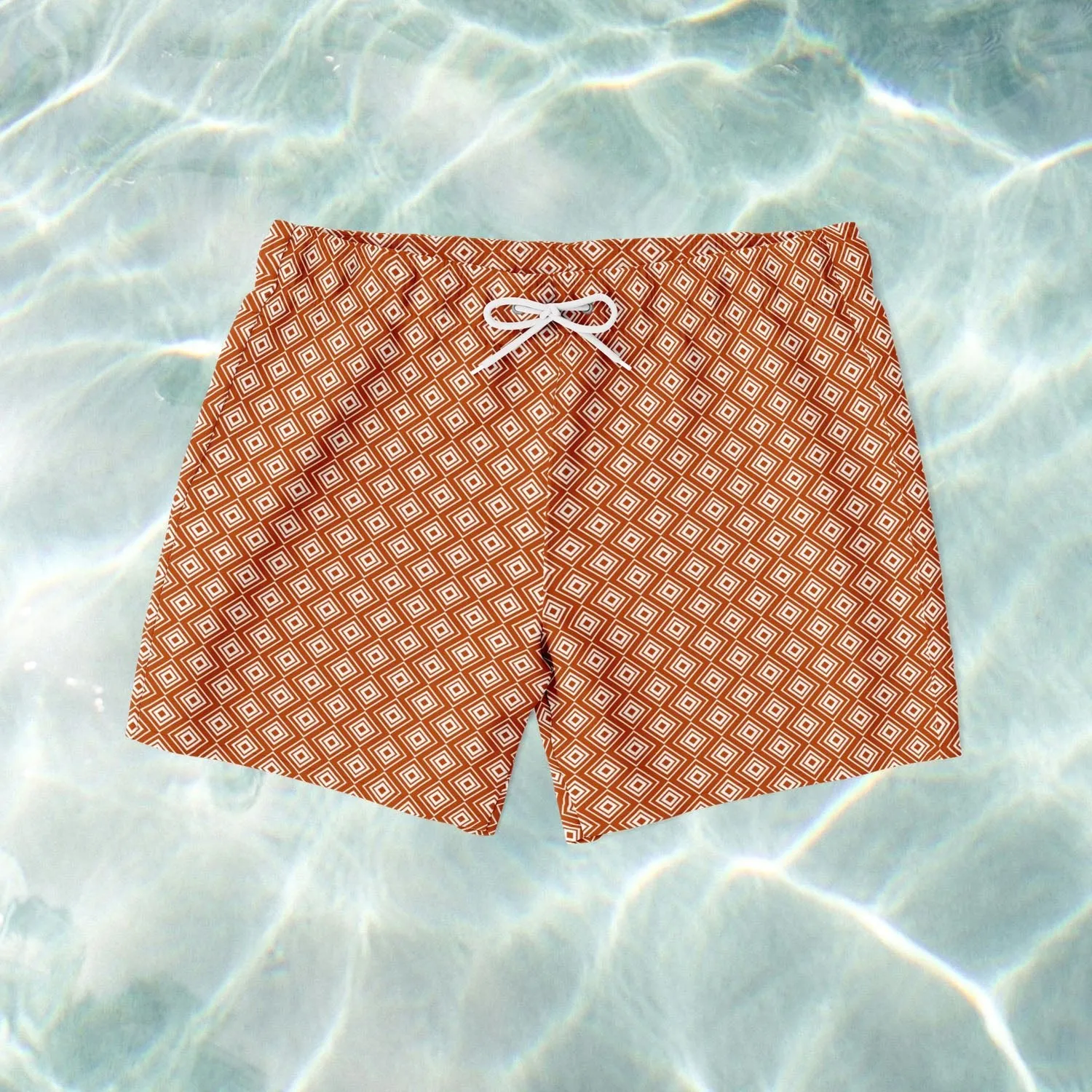 Geometric Swim Shorts