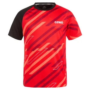Gewo shirt Ponza I red/black
