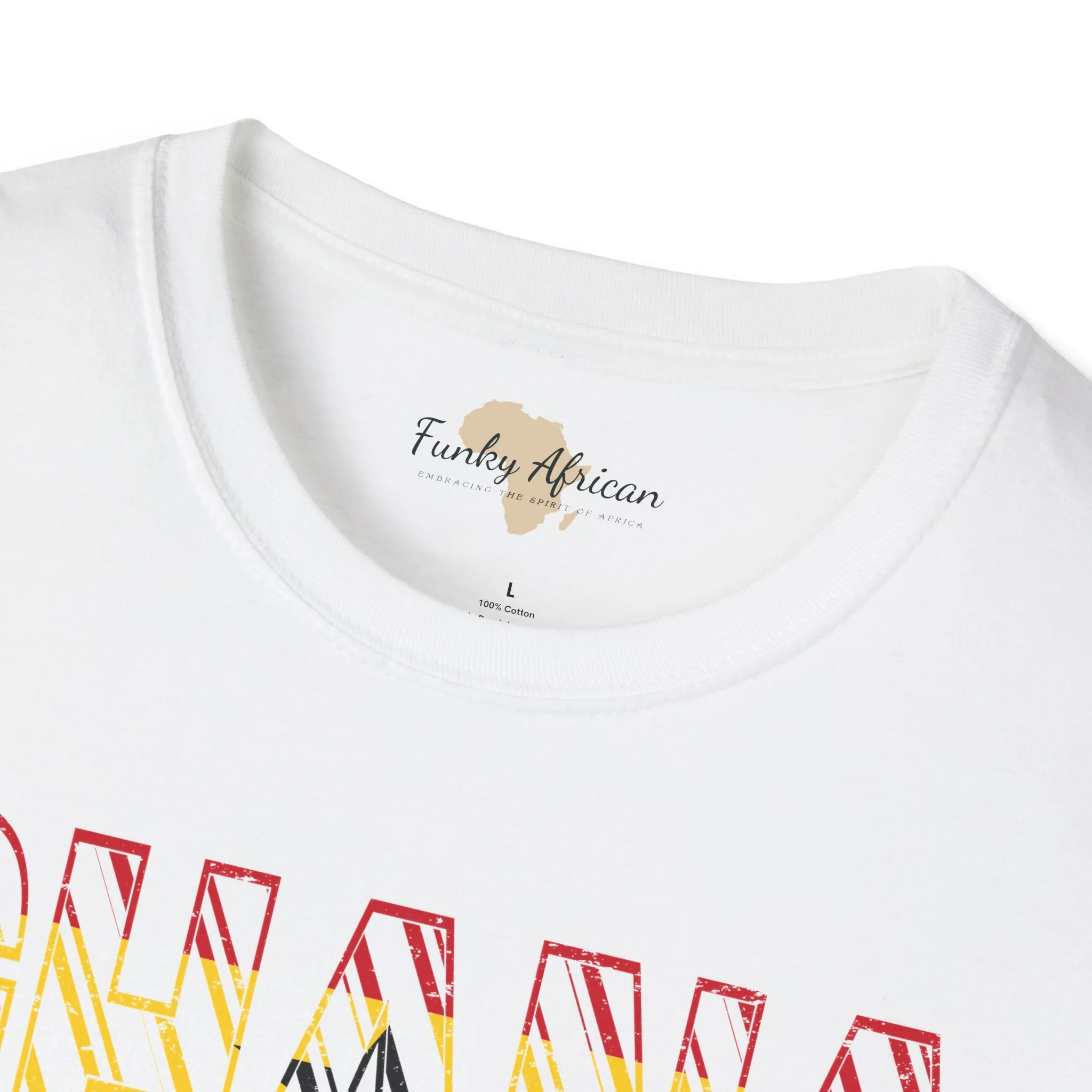 Ghana text unisex softstyle tee