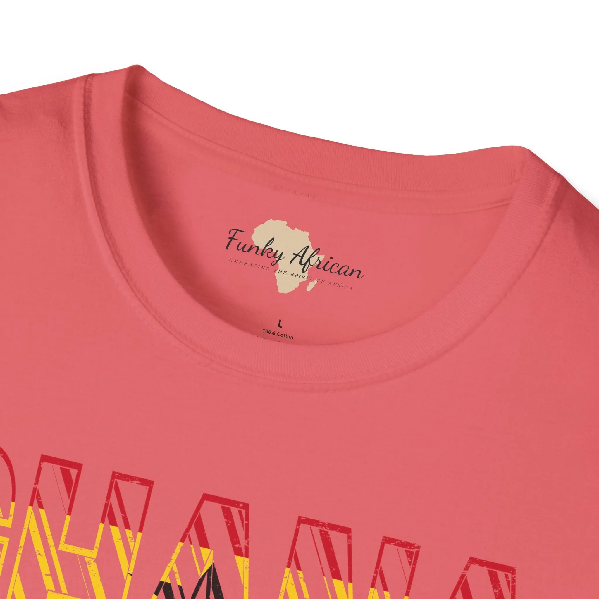 Ghana text unisex softstyle tee