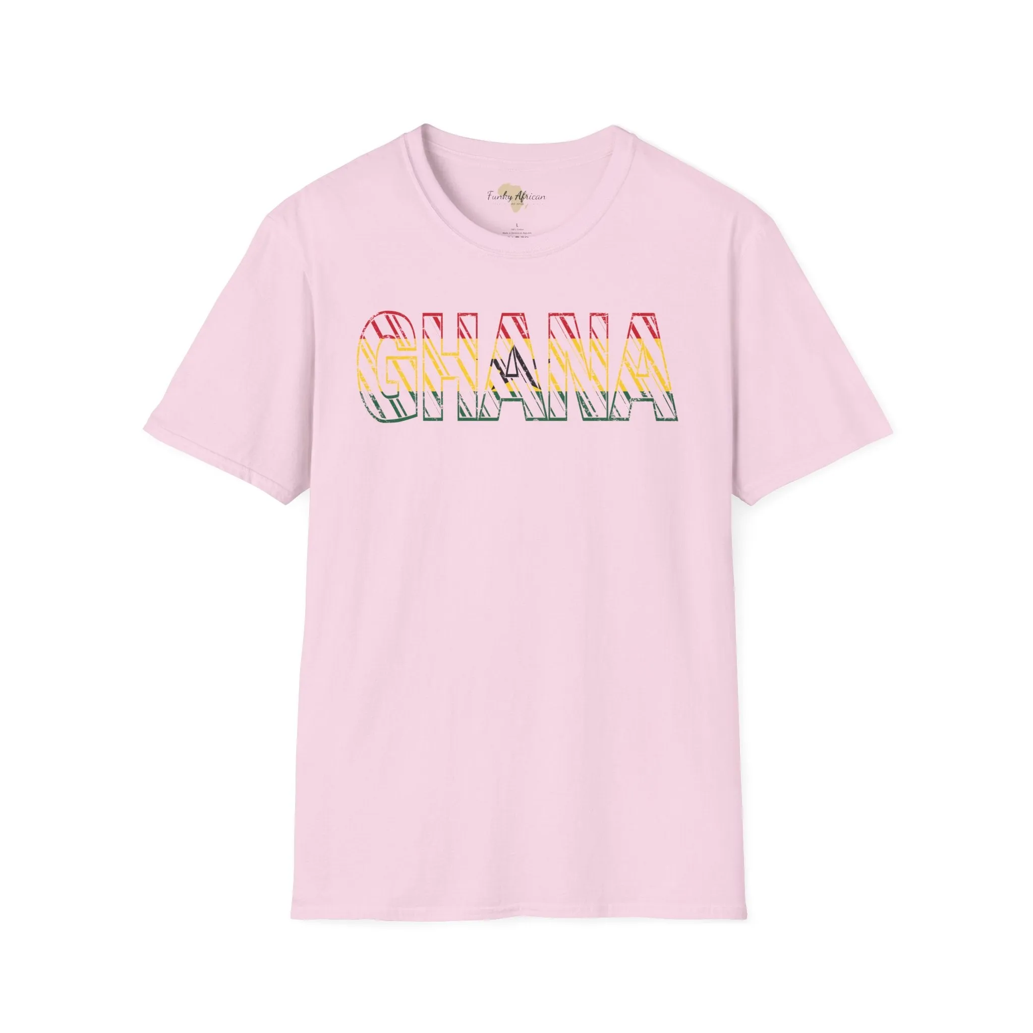 Ghana text unisex softstyle tee
