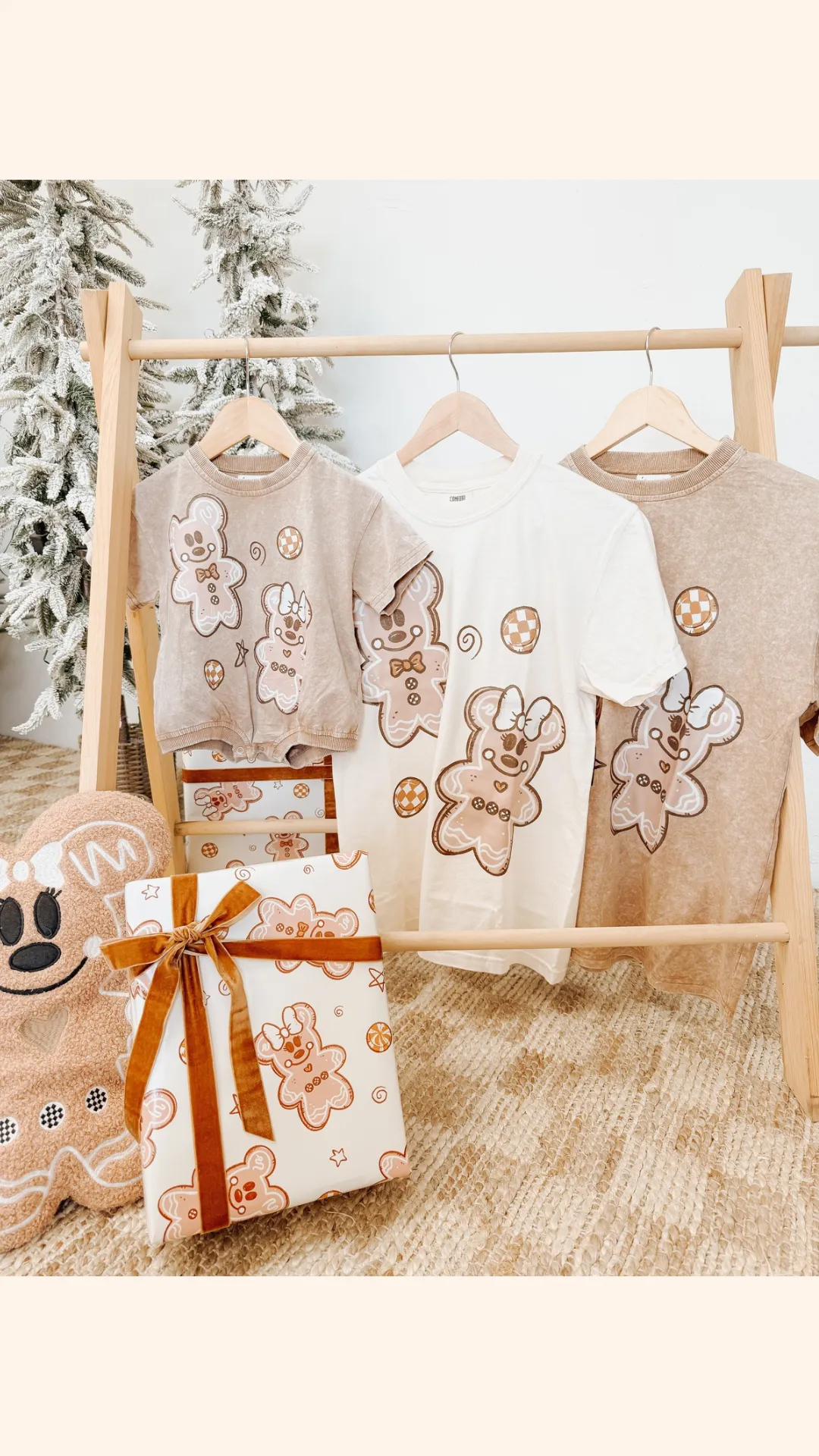 Gingerbread Tee/Romper *READY TO SHIP