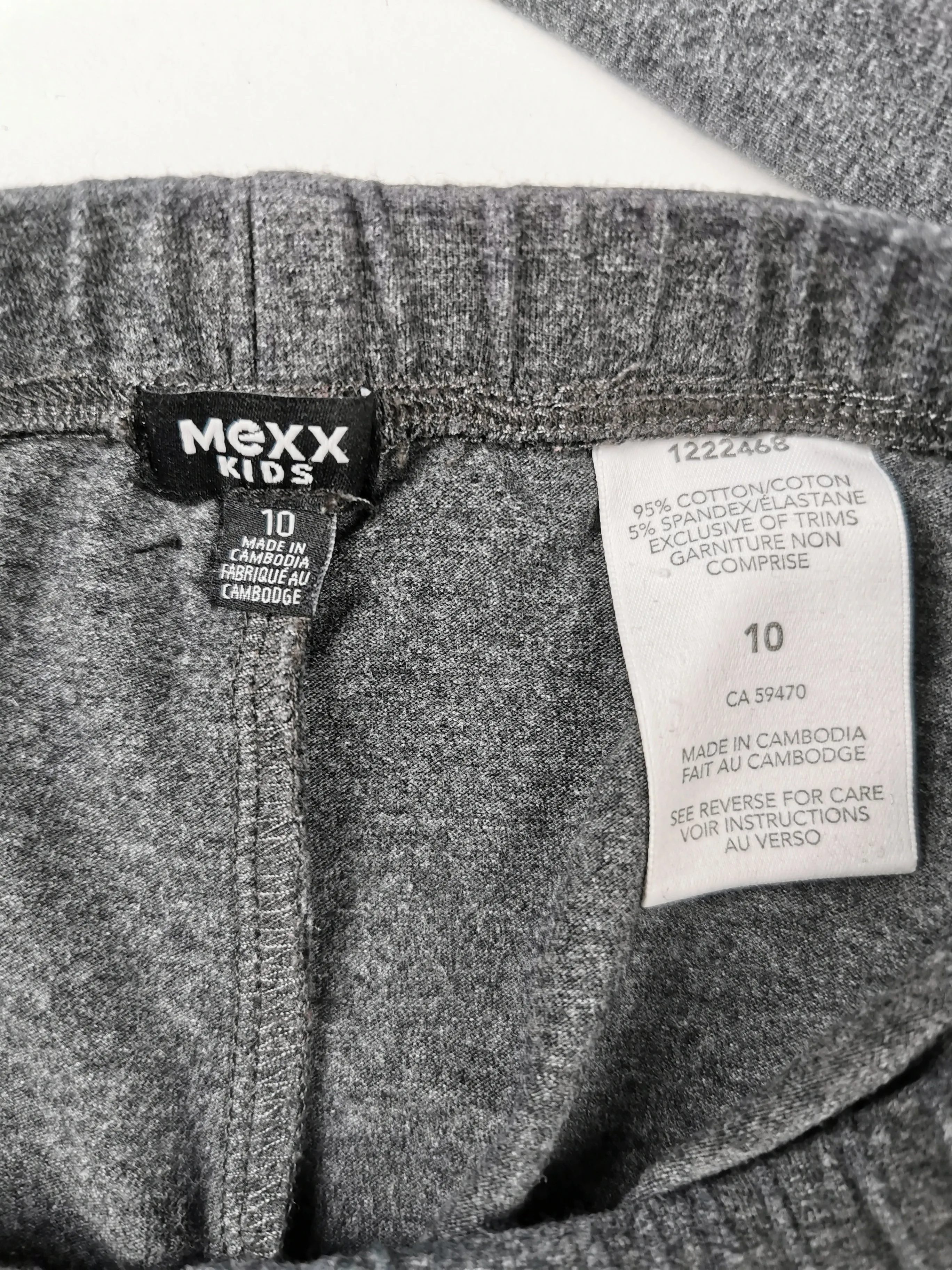 GIRL SIZE 10 YEARS - MEXX Kids, Soft Grey Leggings NWOT B35
