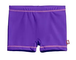 Girls UPF 50  Swim Boy Shorts  | Purple