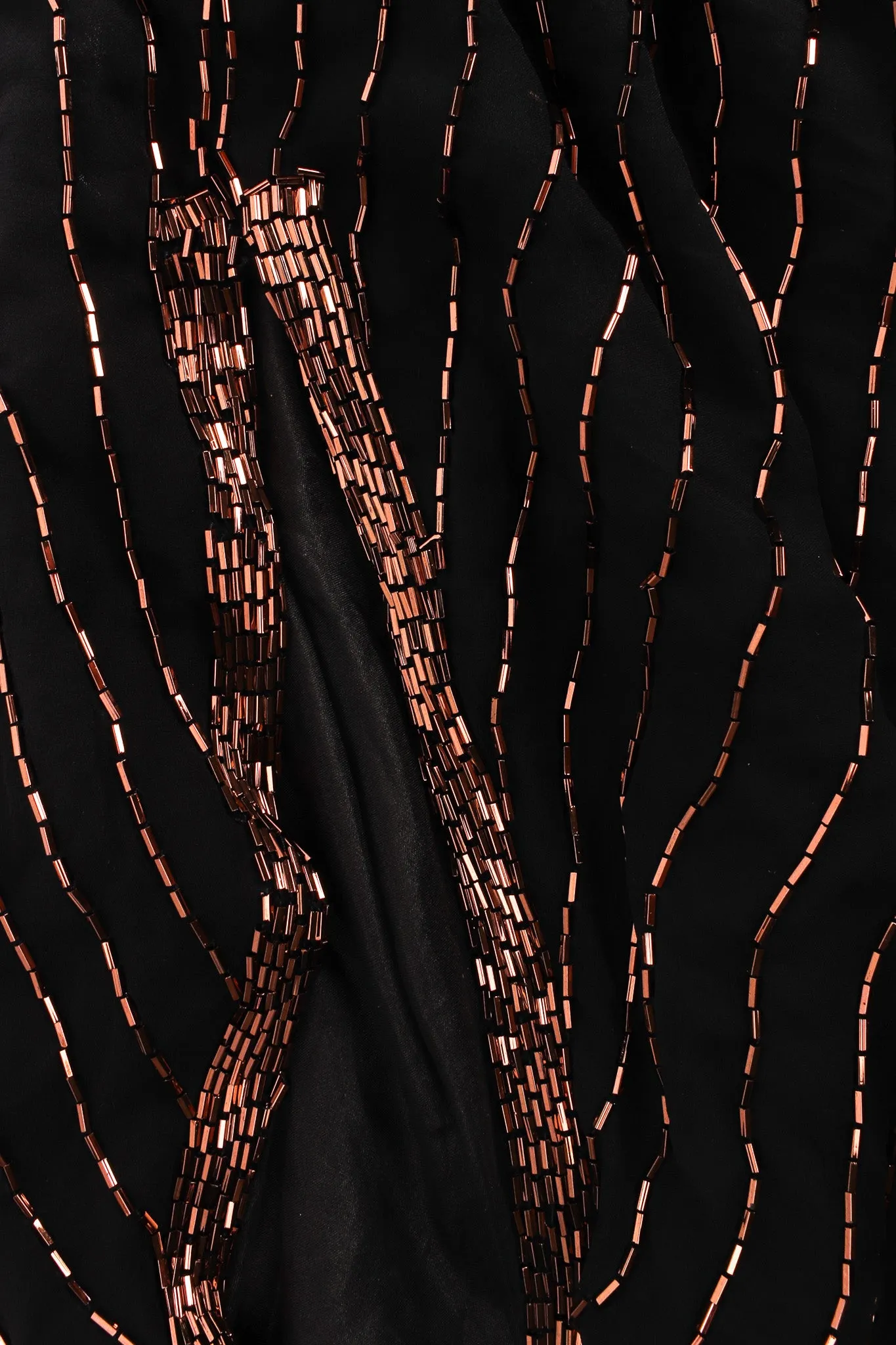 Glass Bead Silk Tunic Dress