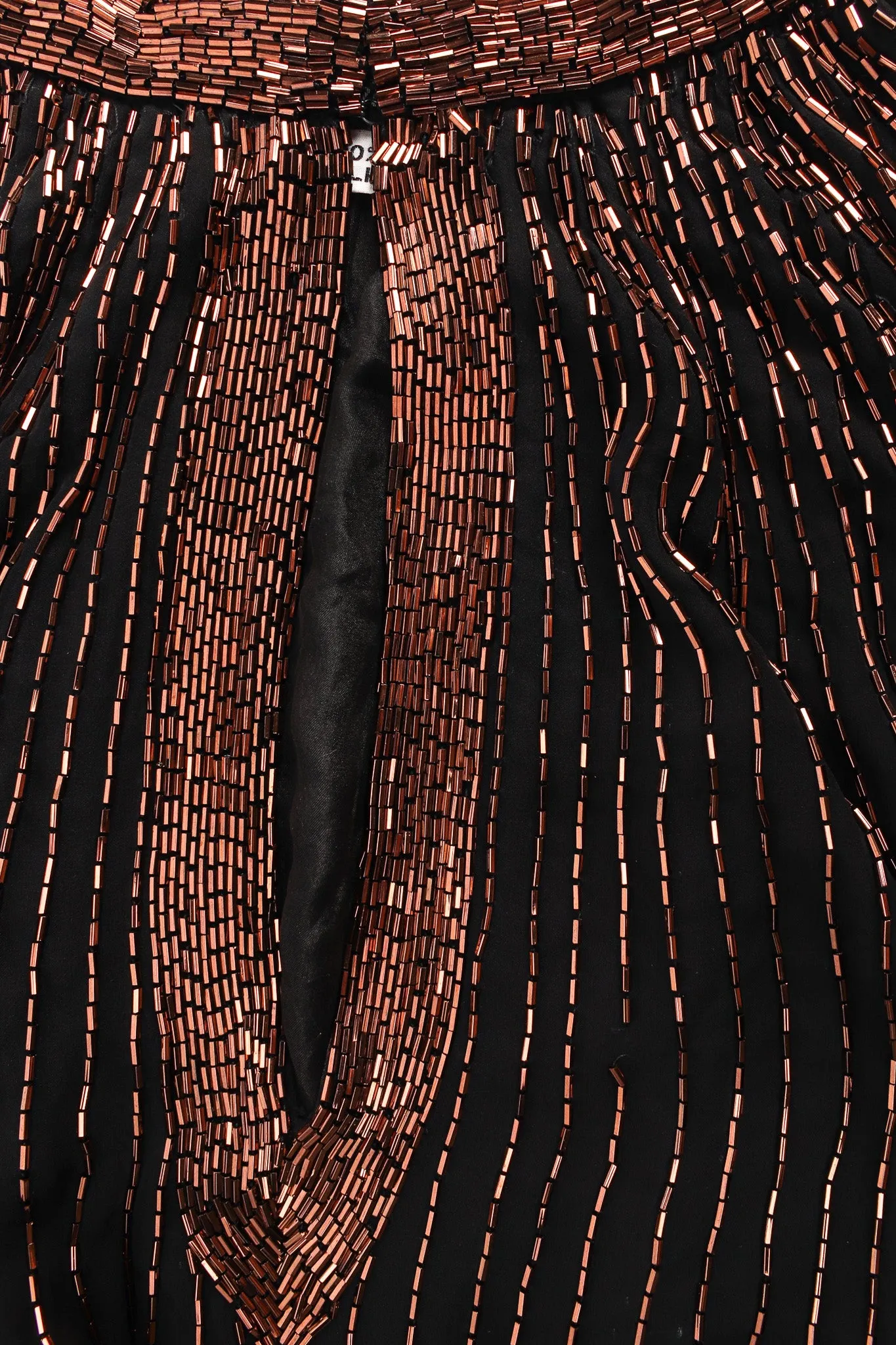 Glass Bead Silk Tunic Dress
